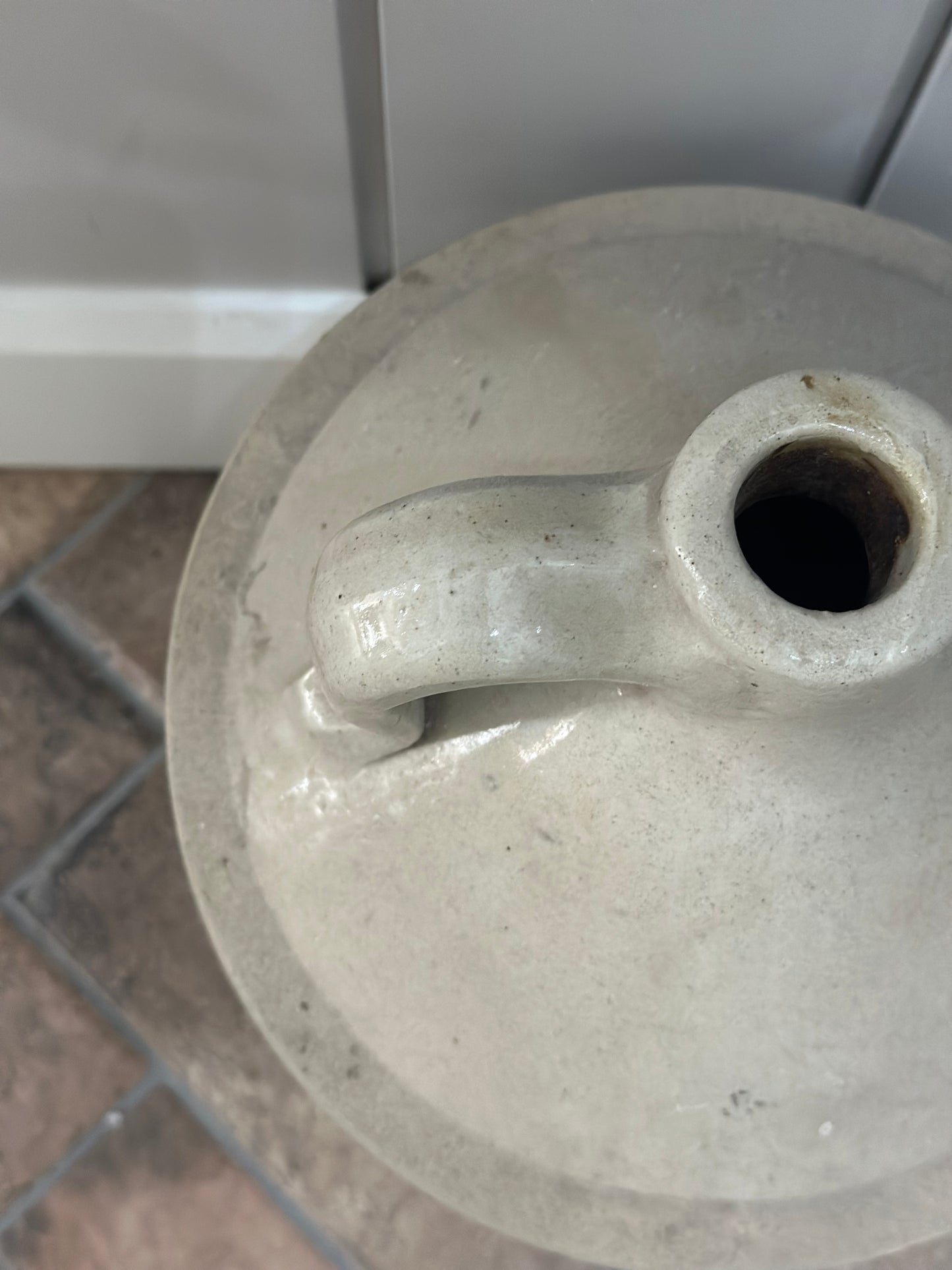 Large heavy crock