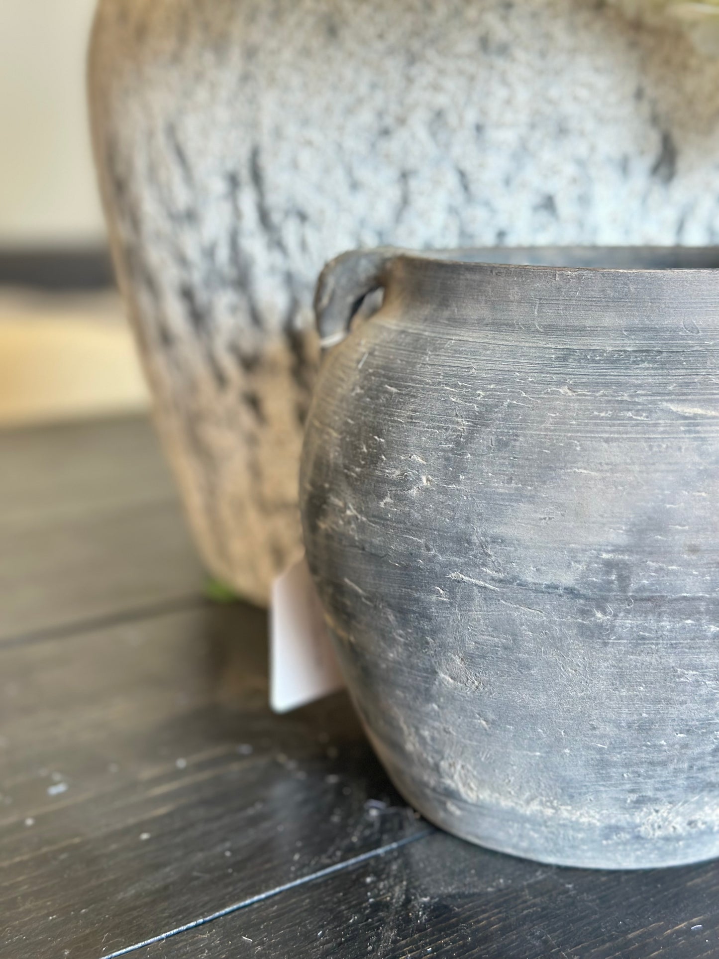 Vintage vase with handles