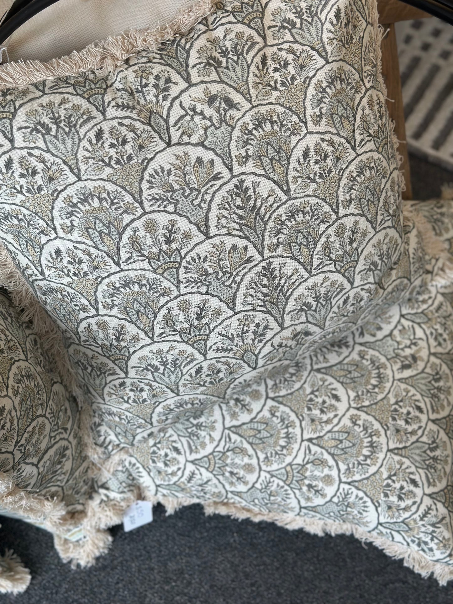 Indoor/ Outdoor floral pillow