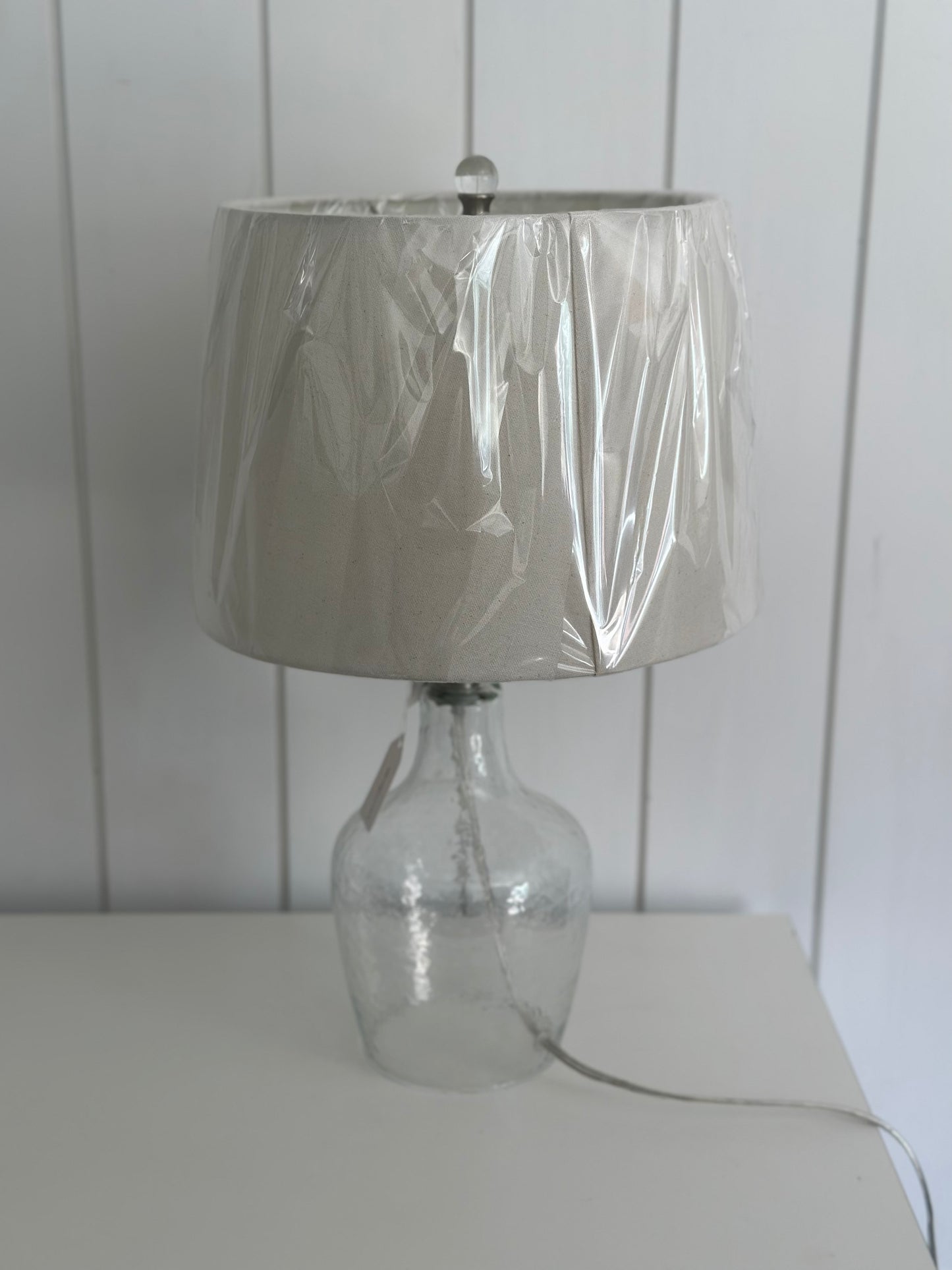 Lana Lamp with cream shade