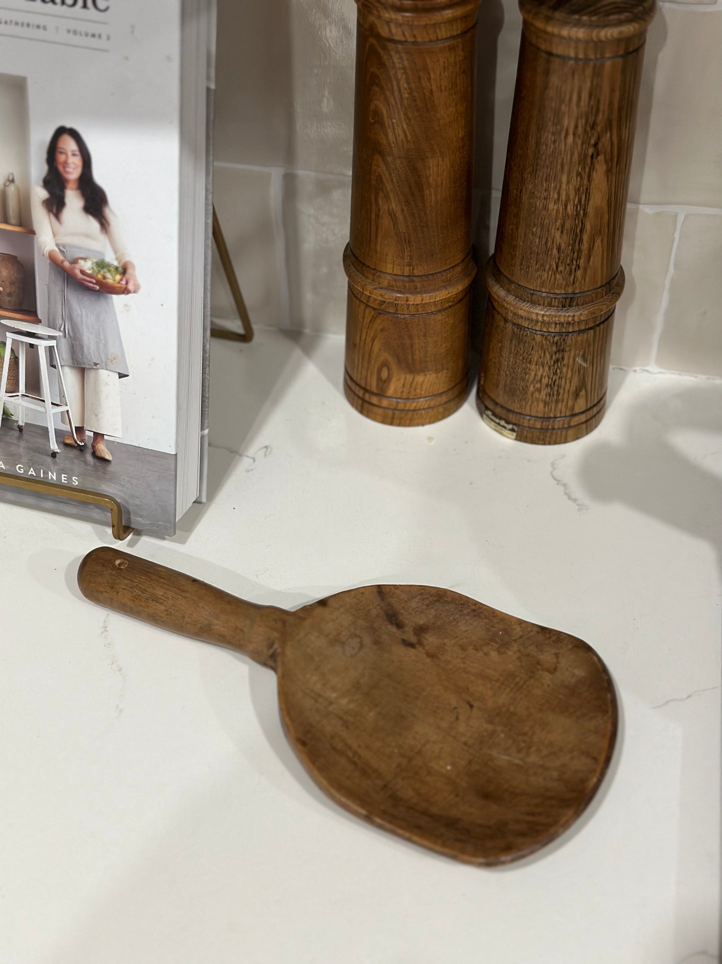 Wood butter pattle