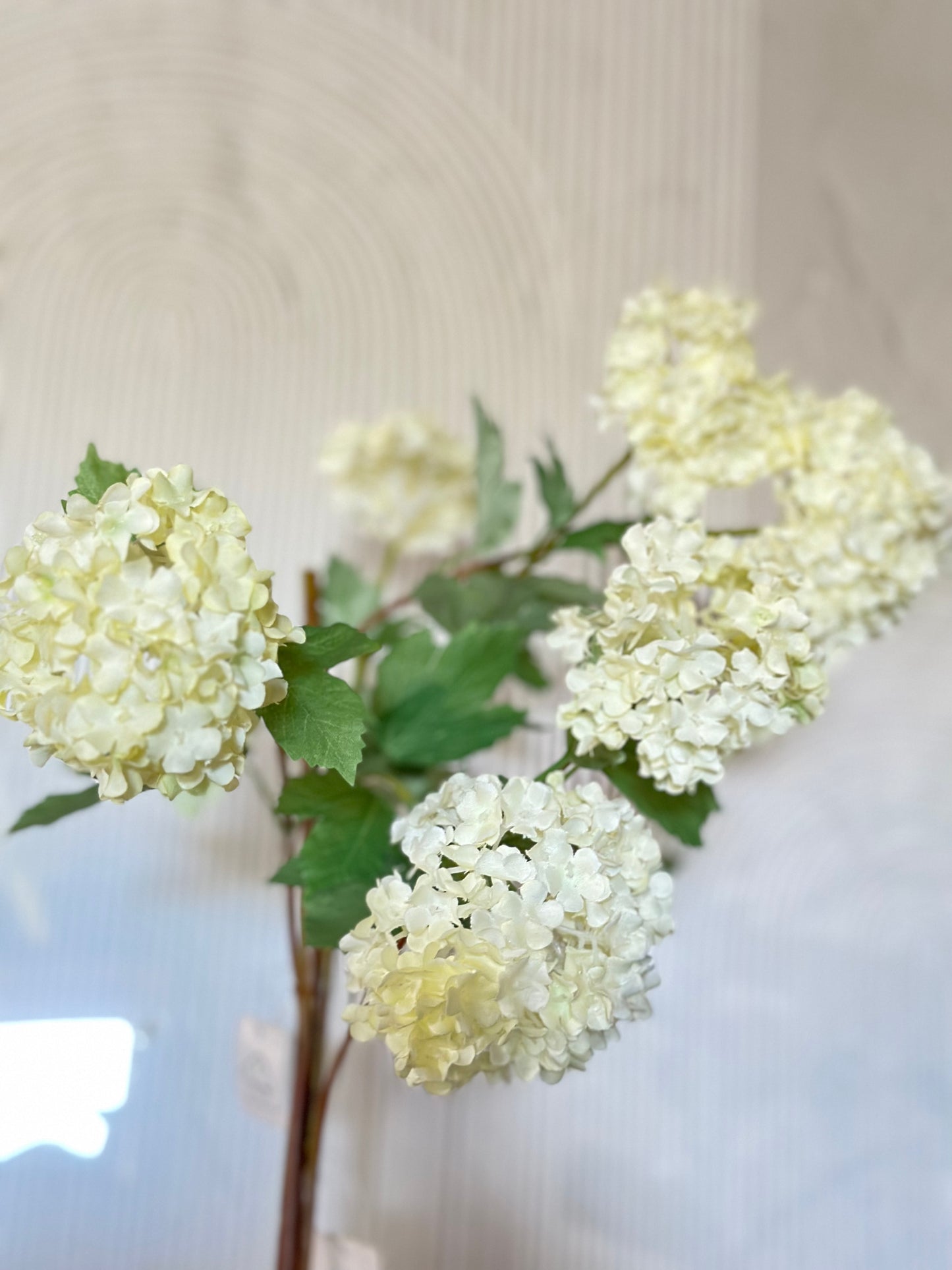 Snowball Flower Spray 28”