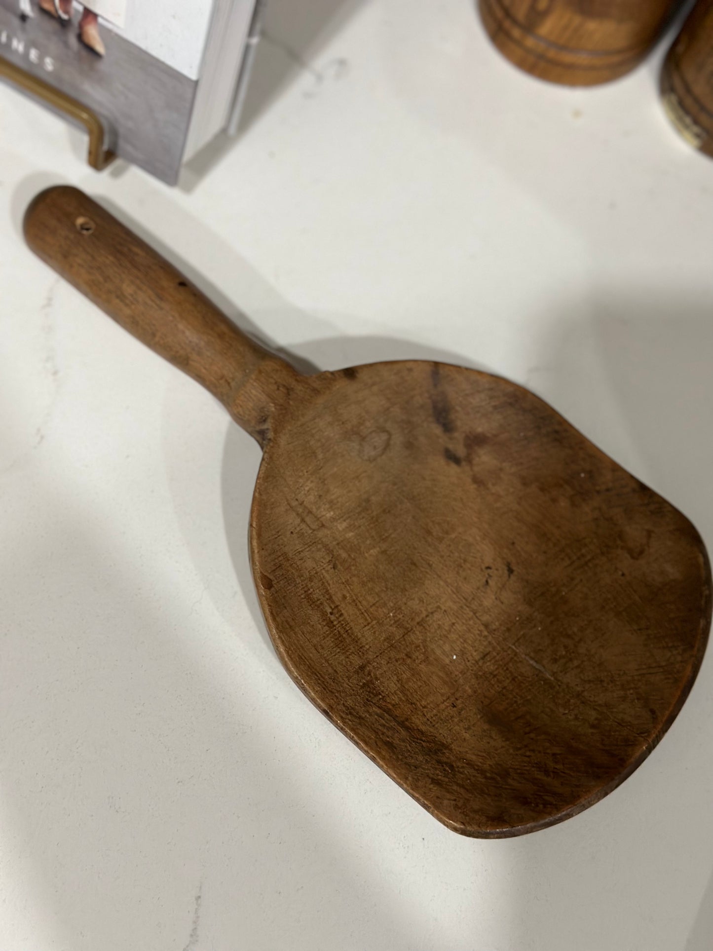 Wood butter pattle