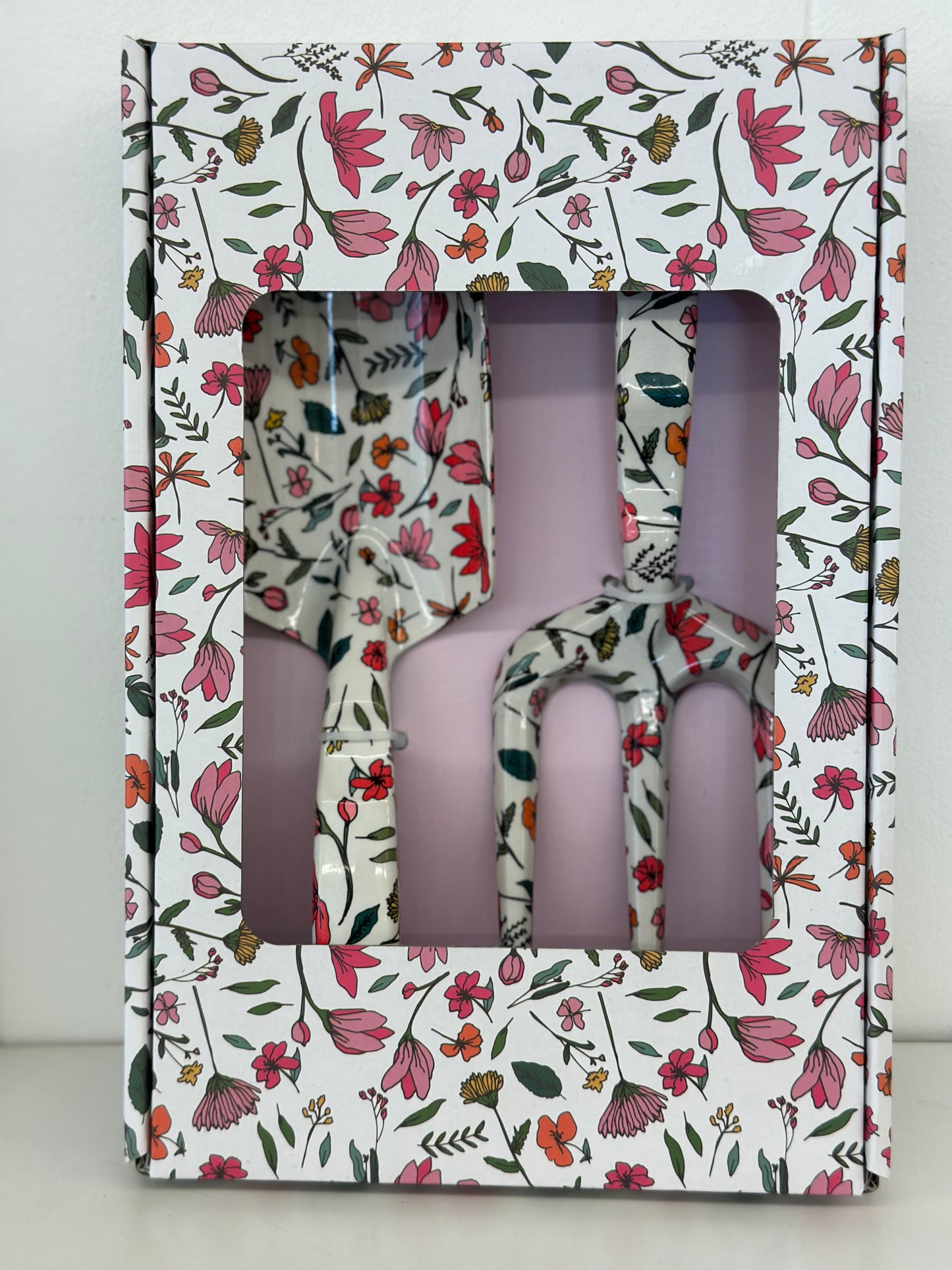 Pink Floral Garden Set