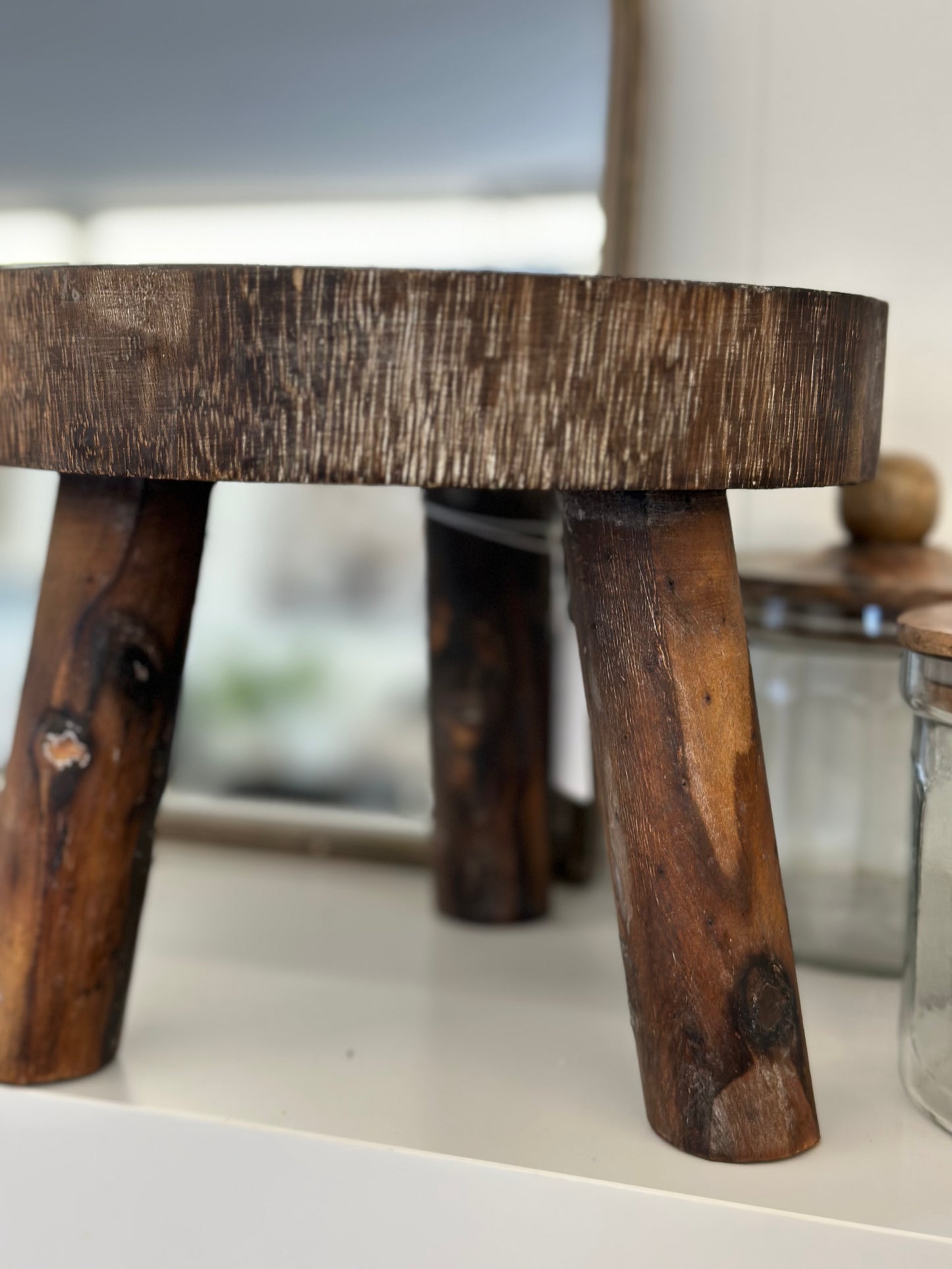 Wooden stool riser
