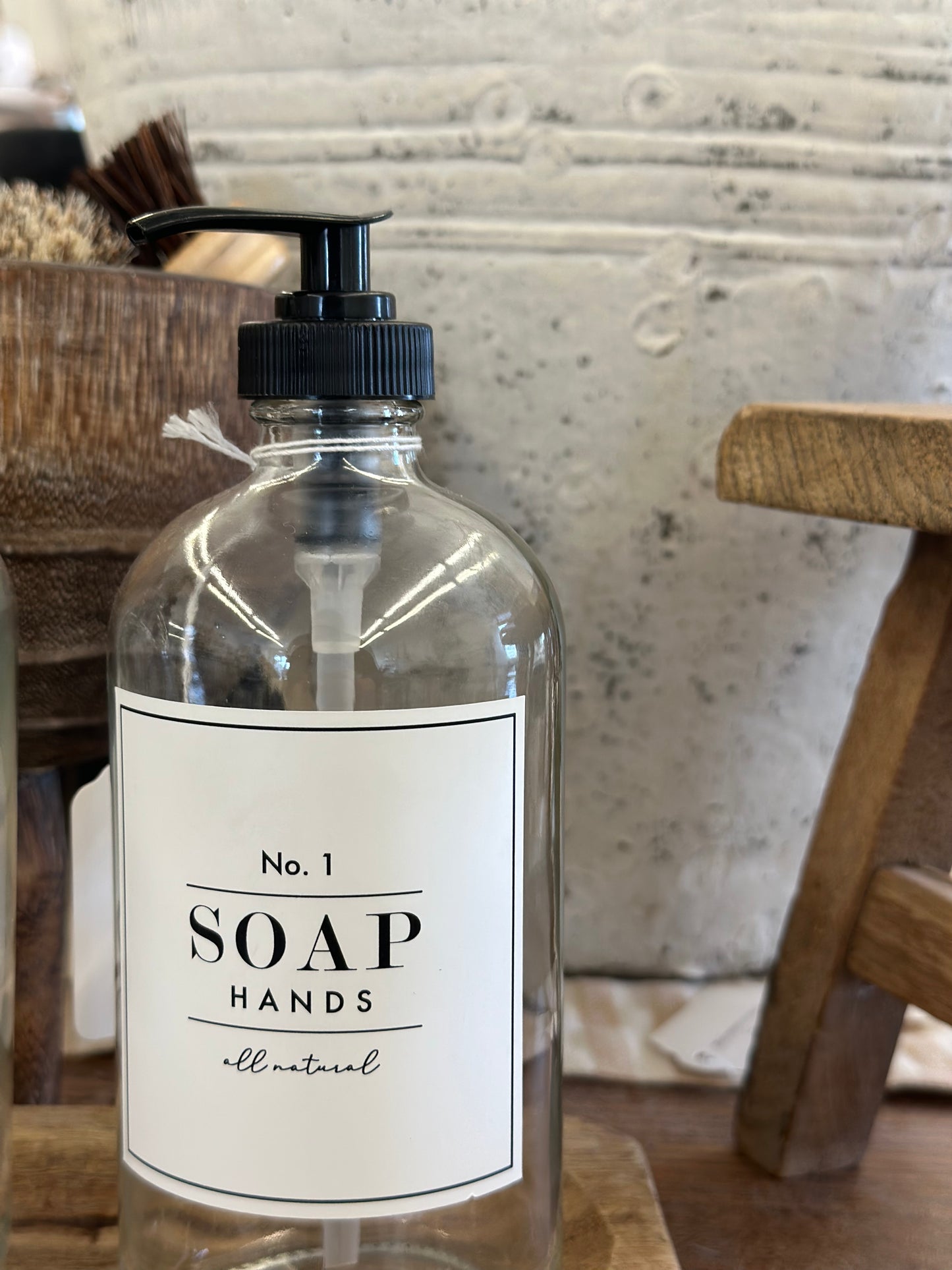 Clear bottle— Hand Soap