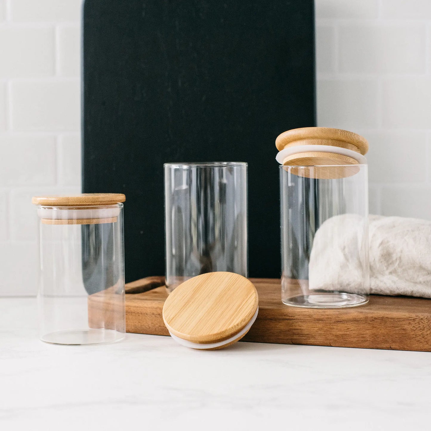 Bamboo Spice Jars - 250 ML