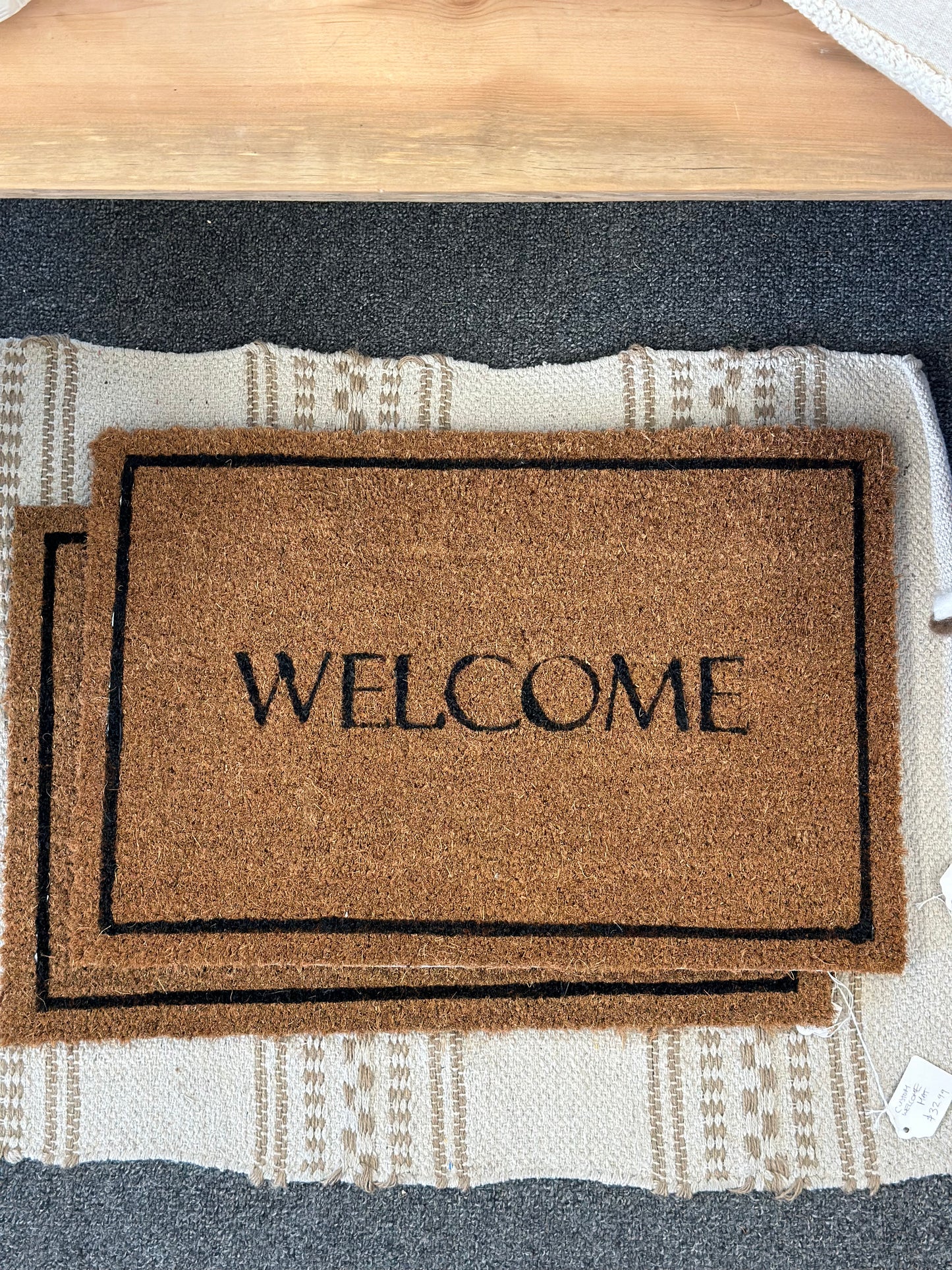 WELCOME mat