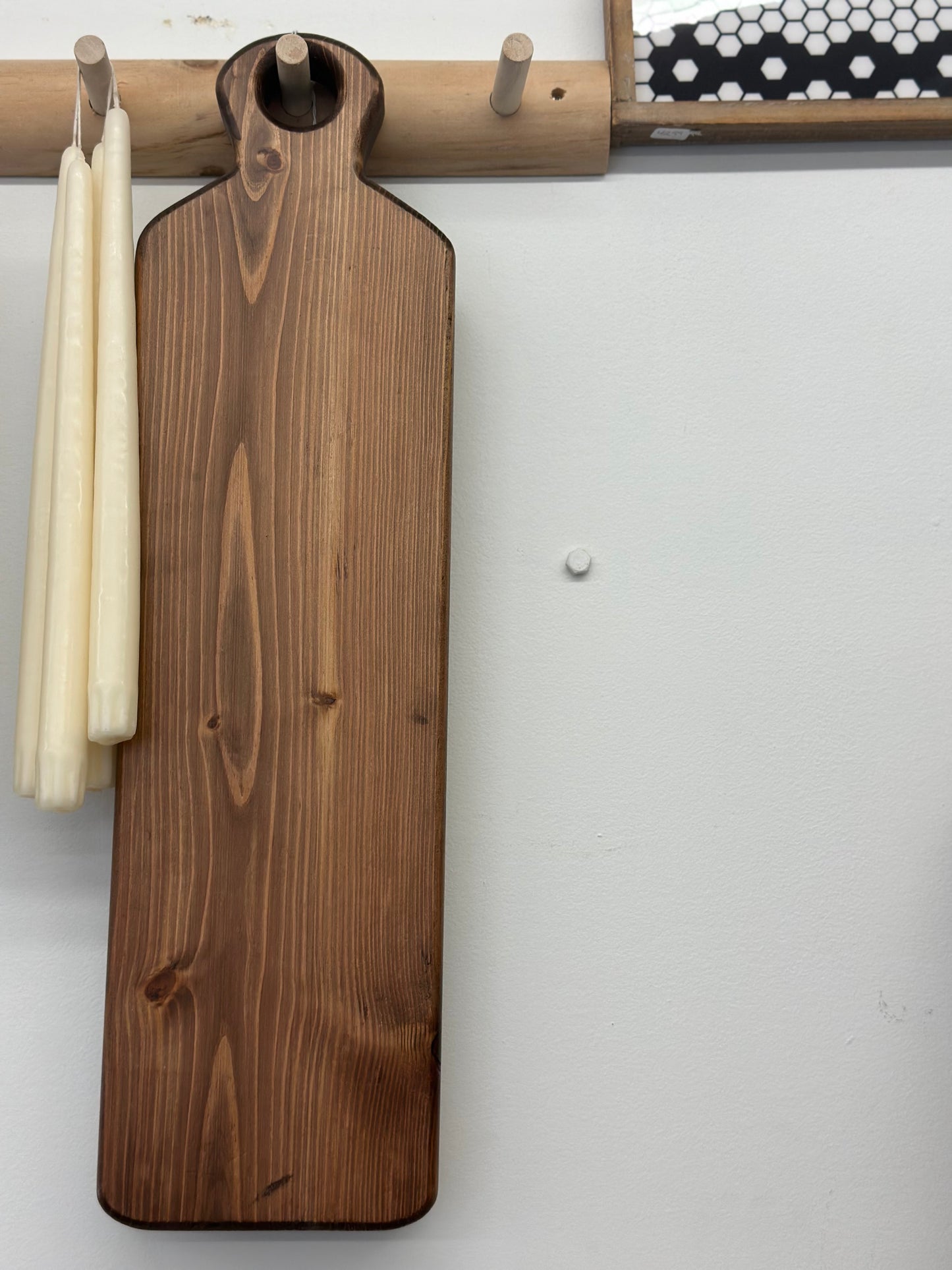 Long wood cutting board