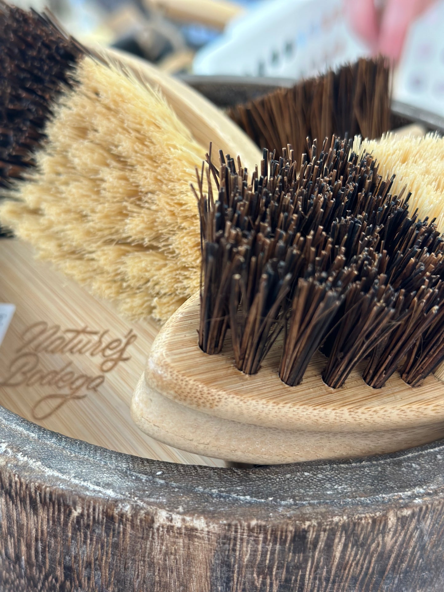 Bamboo brush