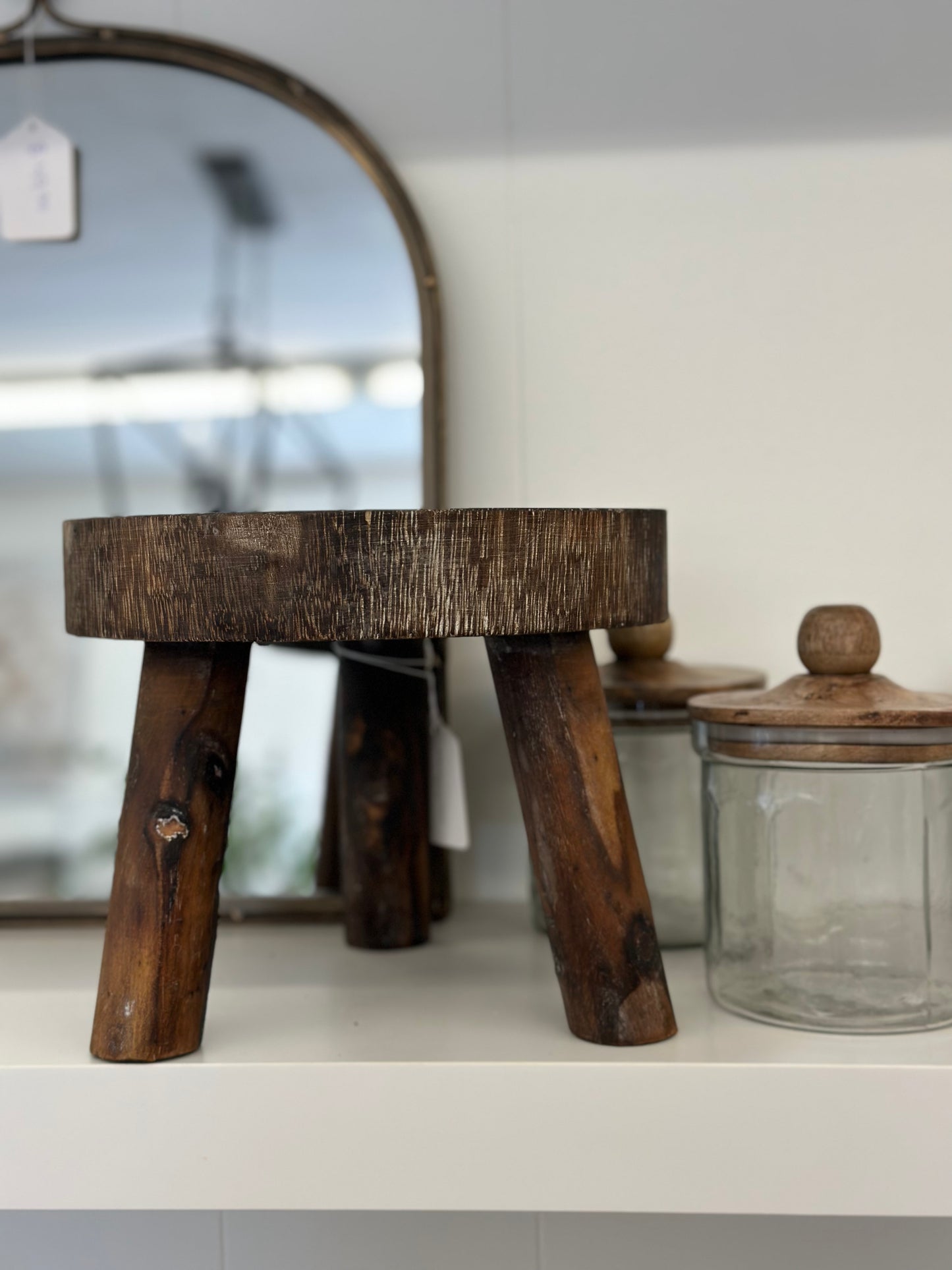 Wooden stool riser