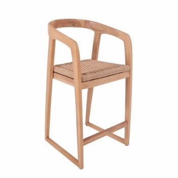 OLIVIA TEAK COUNTER STOOL