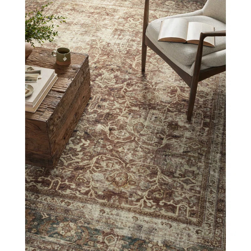 Magnolia Loloi 7’6”x9’6” Machine Washable Rug