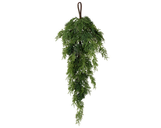 22” Real Touch Cedar Teardrop- Green