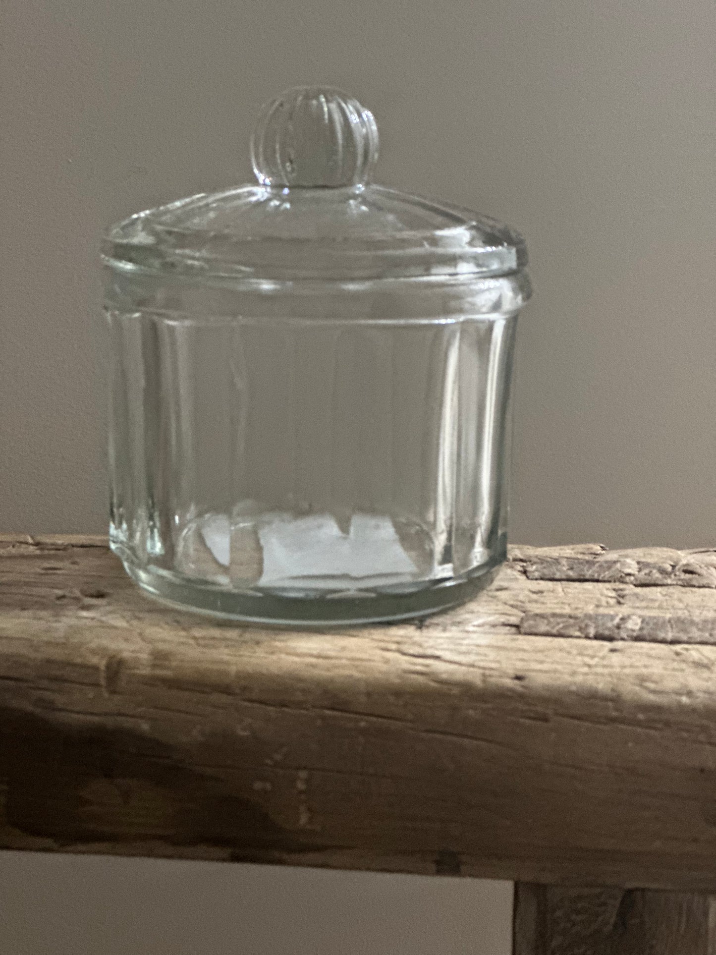 Clear Jar with lid