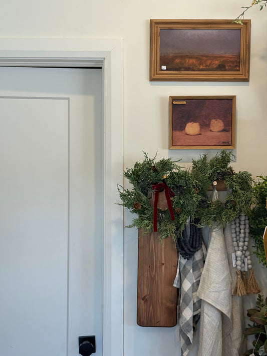 14” Real Touch Cedar Wreath