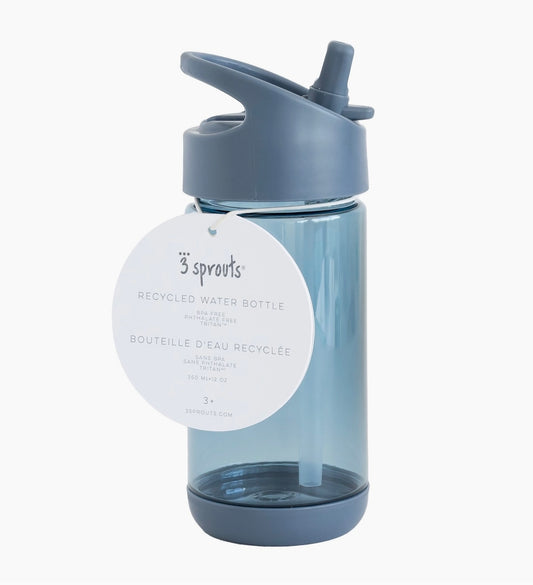 Kids Recycled Plastic Water Bottle - Blue