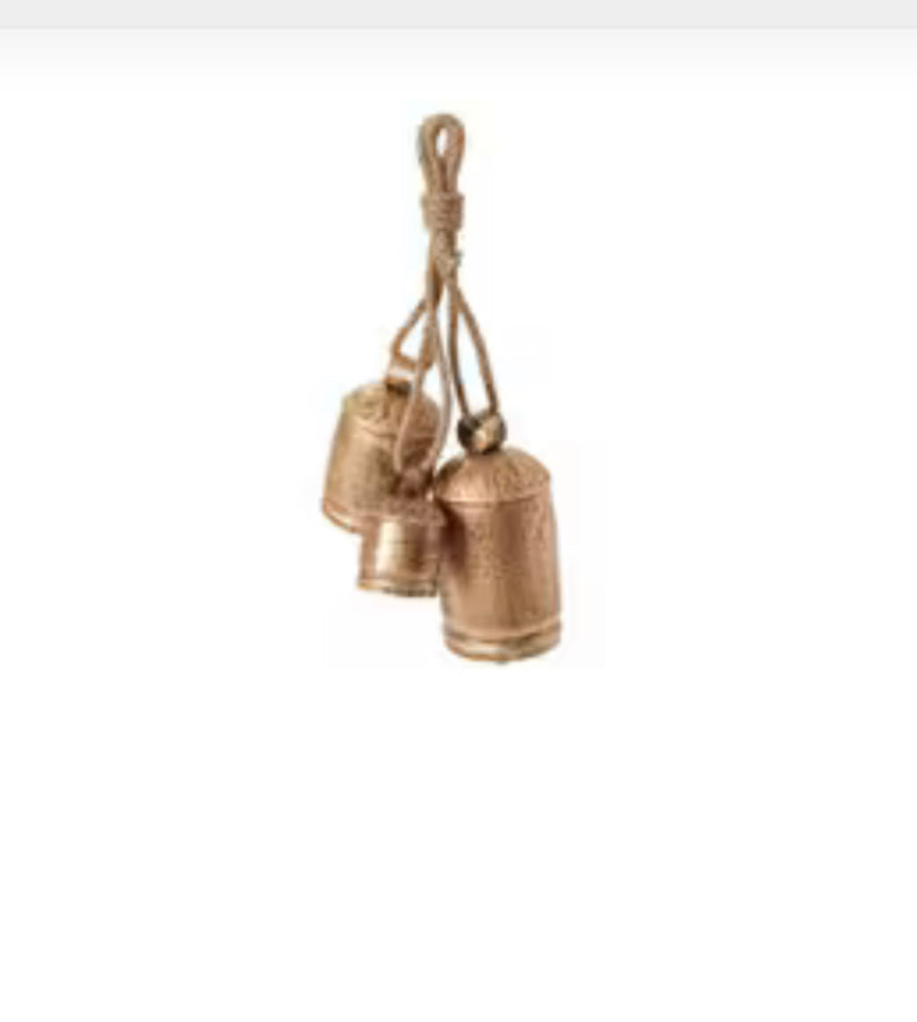 GATHERED GOLD HANGING BELLS