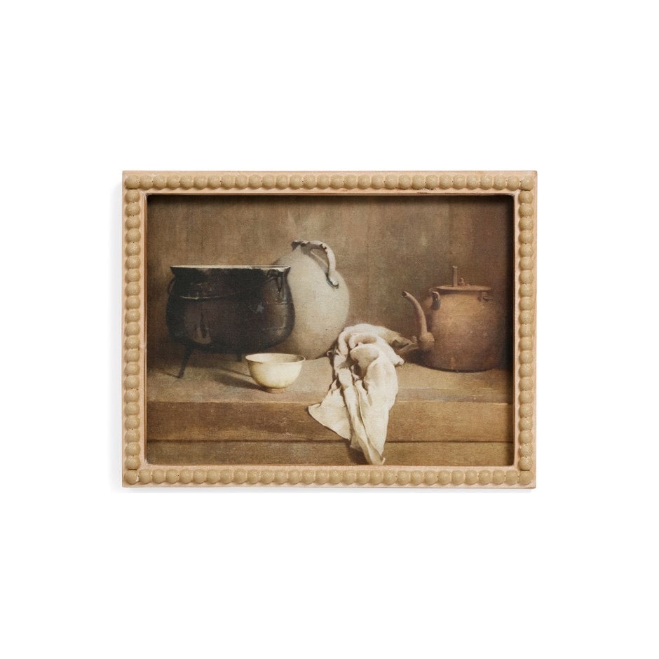 WALL ART CANVAS PRINT SET VASES MULTI