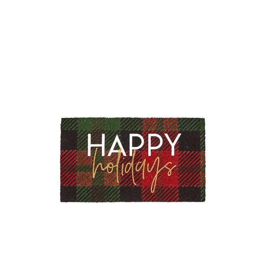 Happy Holidays Door mat
