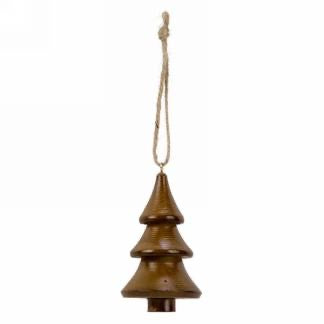 Wood tree ornament