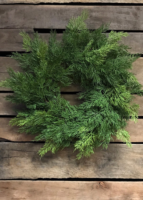 20" FRESH TOUCH CEDAR WREATH