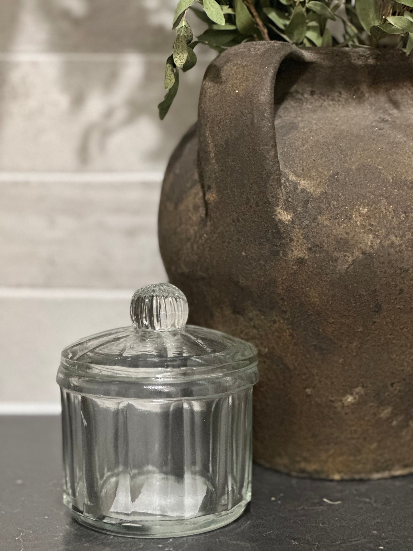 Clear Jar with lid