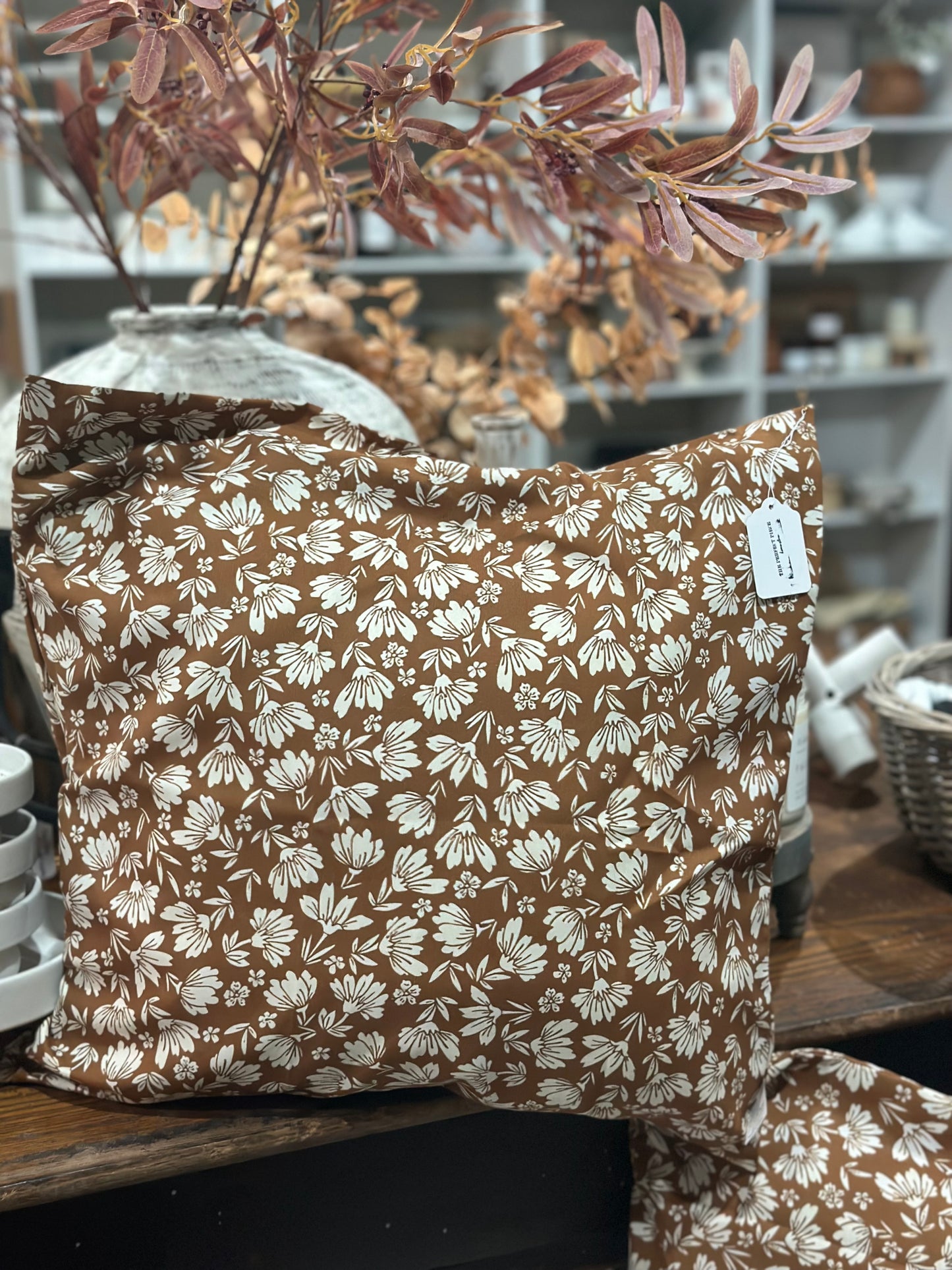 20”x 20” Floral Cushion Cover