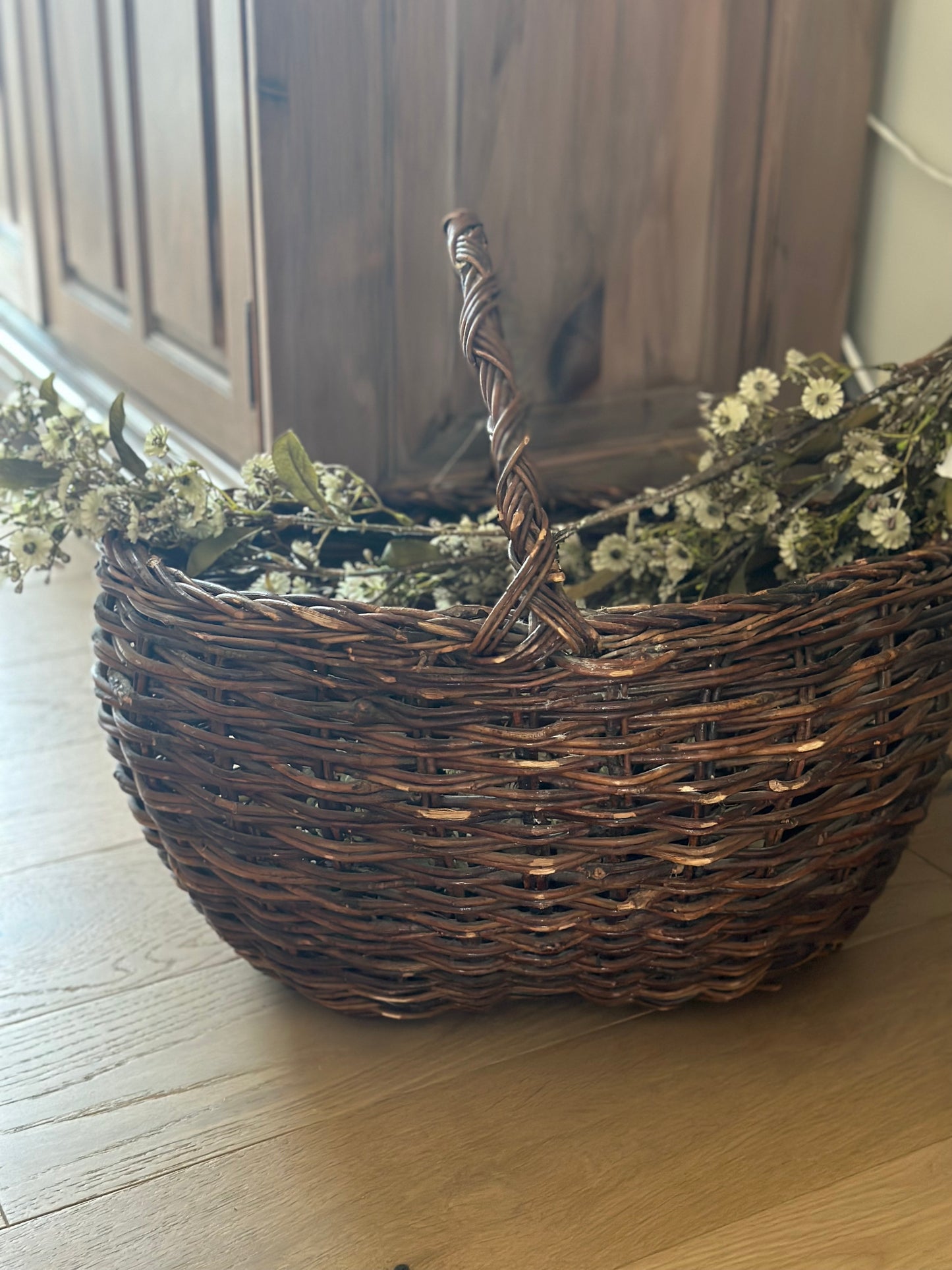 Large wicker basket