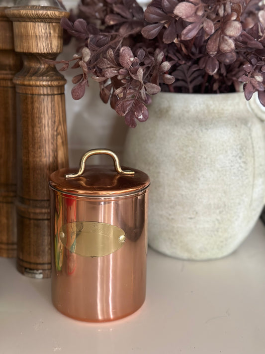 Copper Canister tin