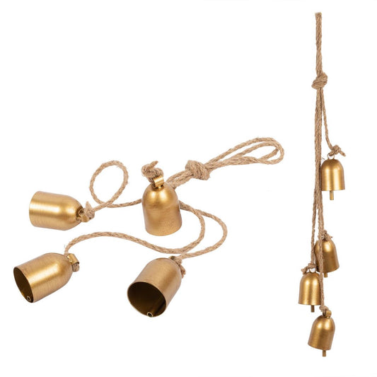 Gold Bell Garland 23” high