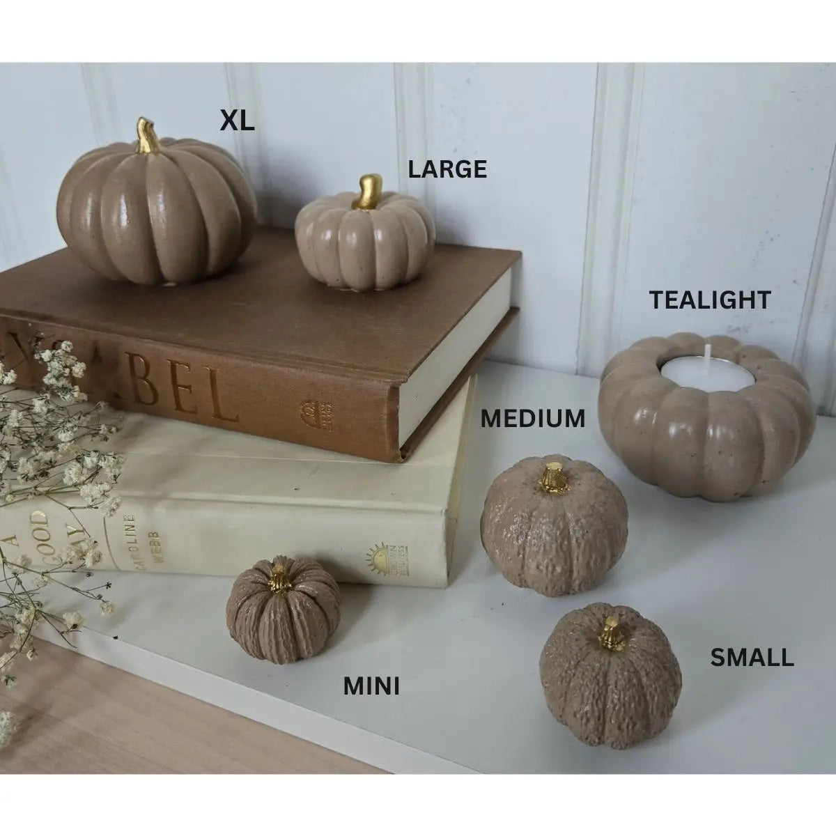 Pumpkin Decor- Brown “Small”