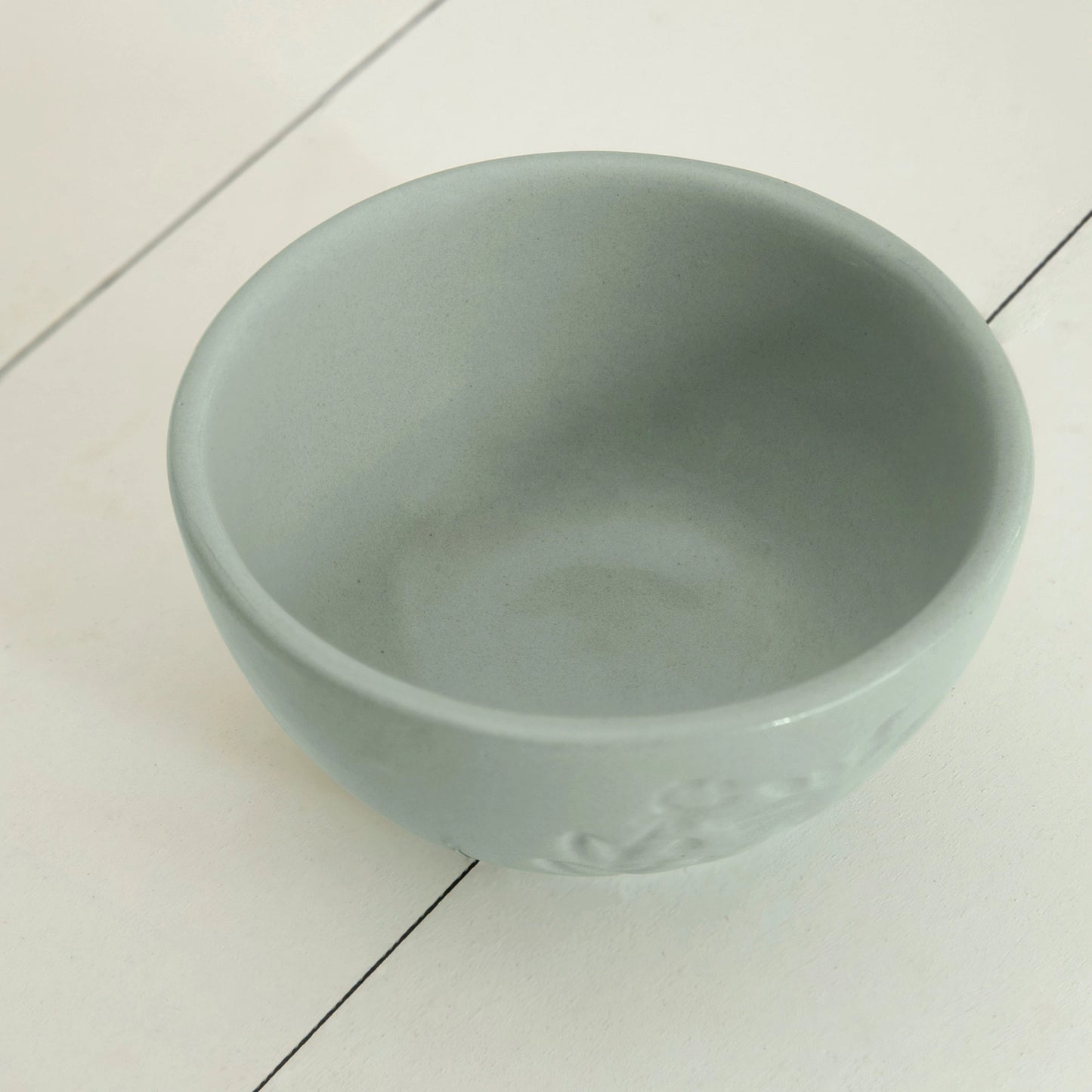 Upper Crust Ceramic Dessert Bowl-Aqua Blue