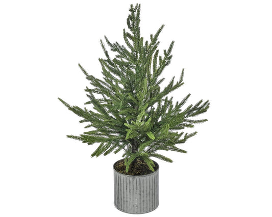 28″ POTTED REAL TOUCH NORFOLK PINE TREE – GREEN