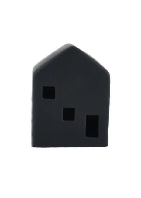 4"X3"X2.25" BLACK CERAMIC LED HOUSE