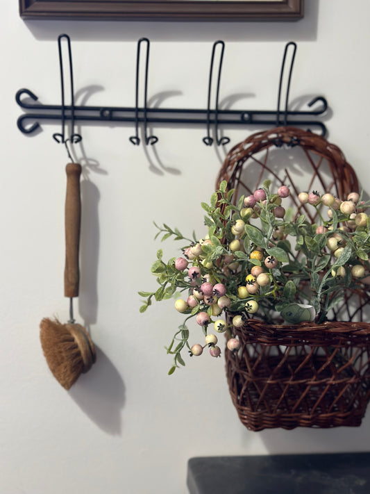 Small woven hanging basket