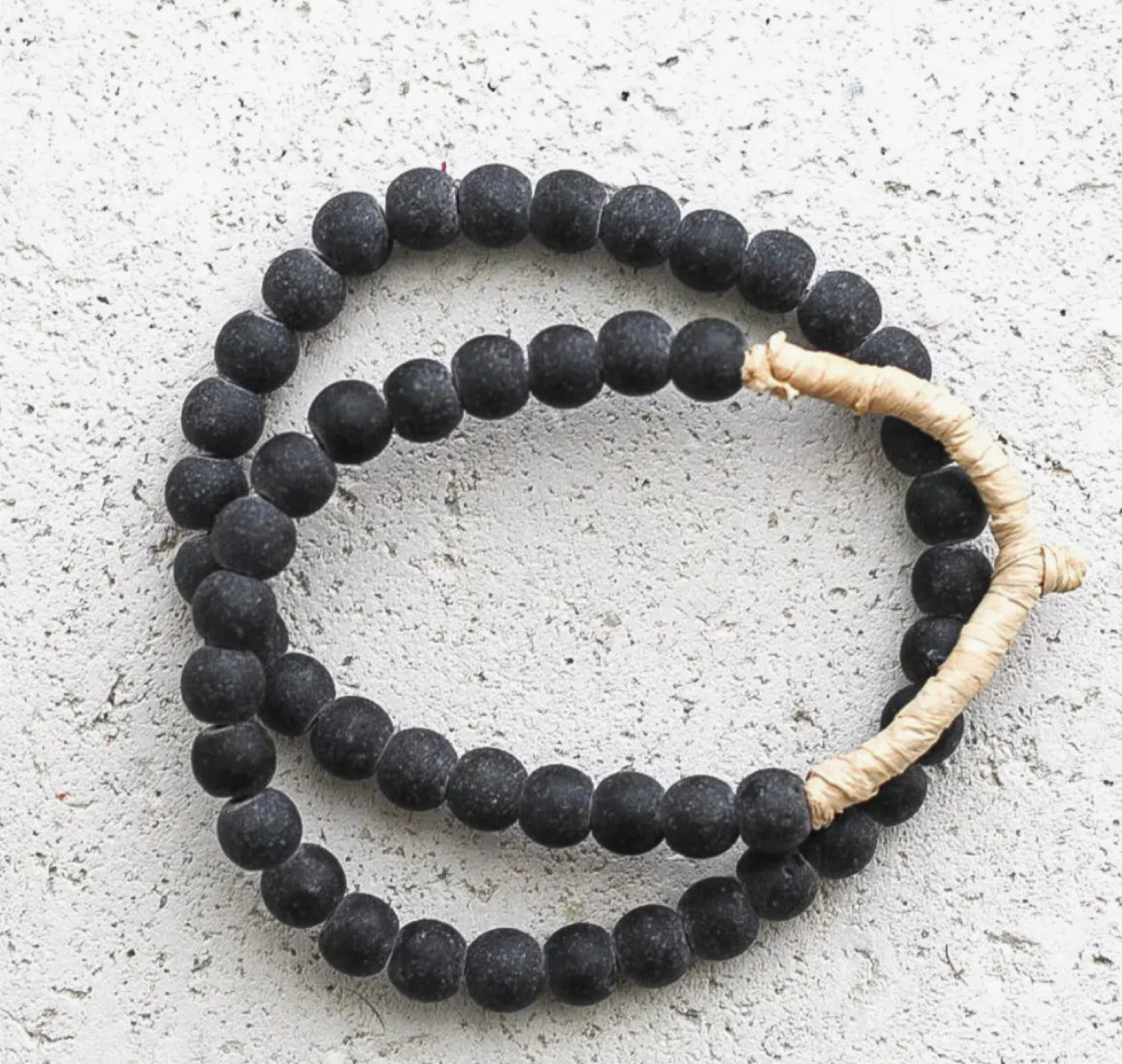 Glass Beads Black