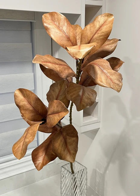 22” Brown Magnolia Spray