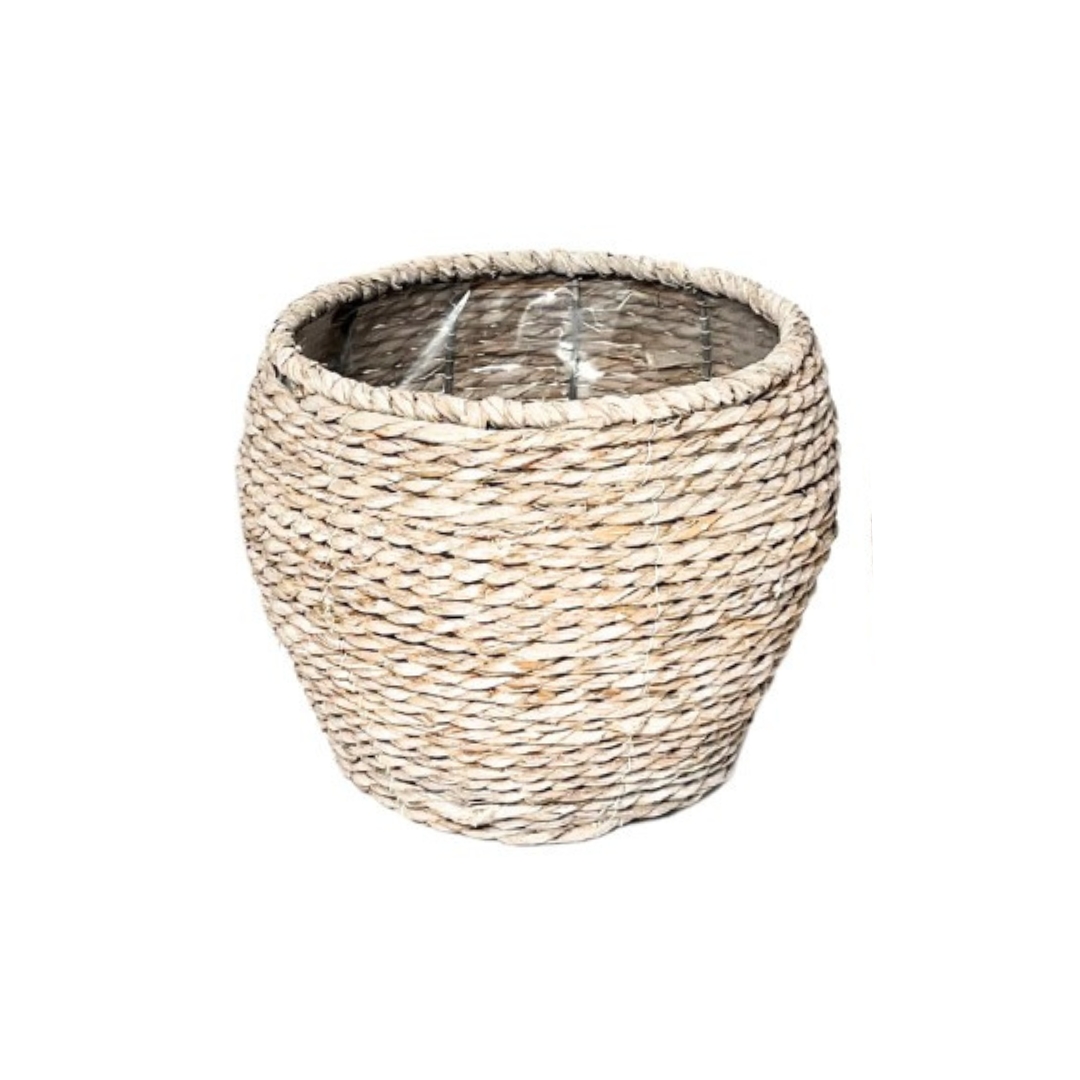 Austin HAND WOVEN TAPERED BASKET 10”x9”