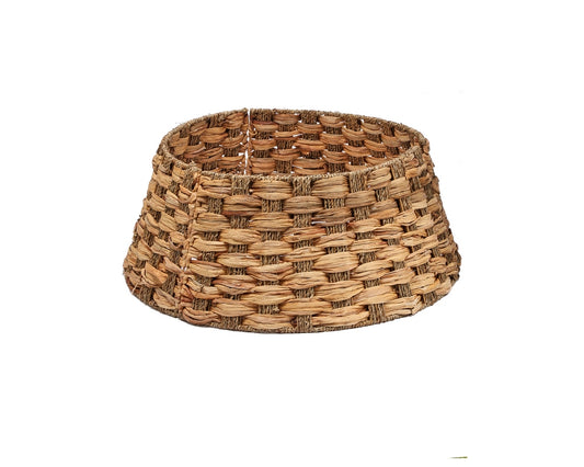 11″T X 26″D WEAVE / METAL TREE BASE -BROWN