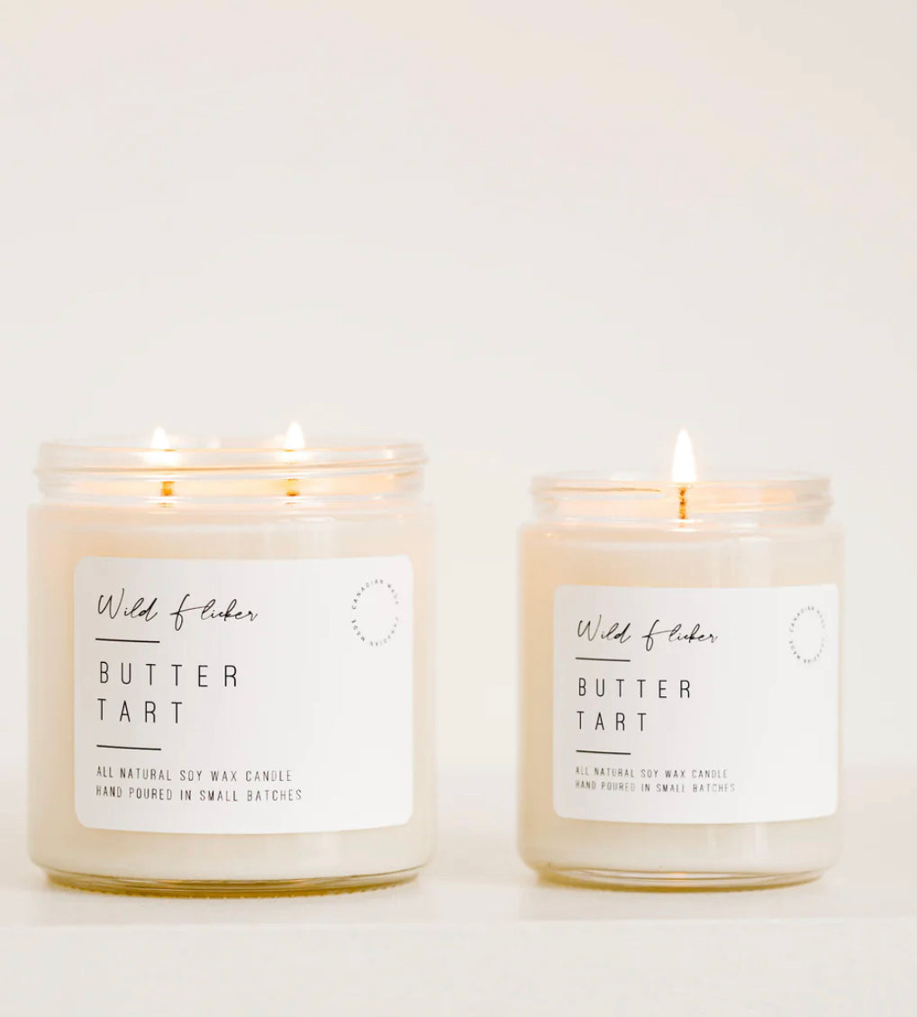 Wild Flicker- Butter Tart Single Wick 8oz