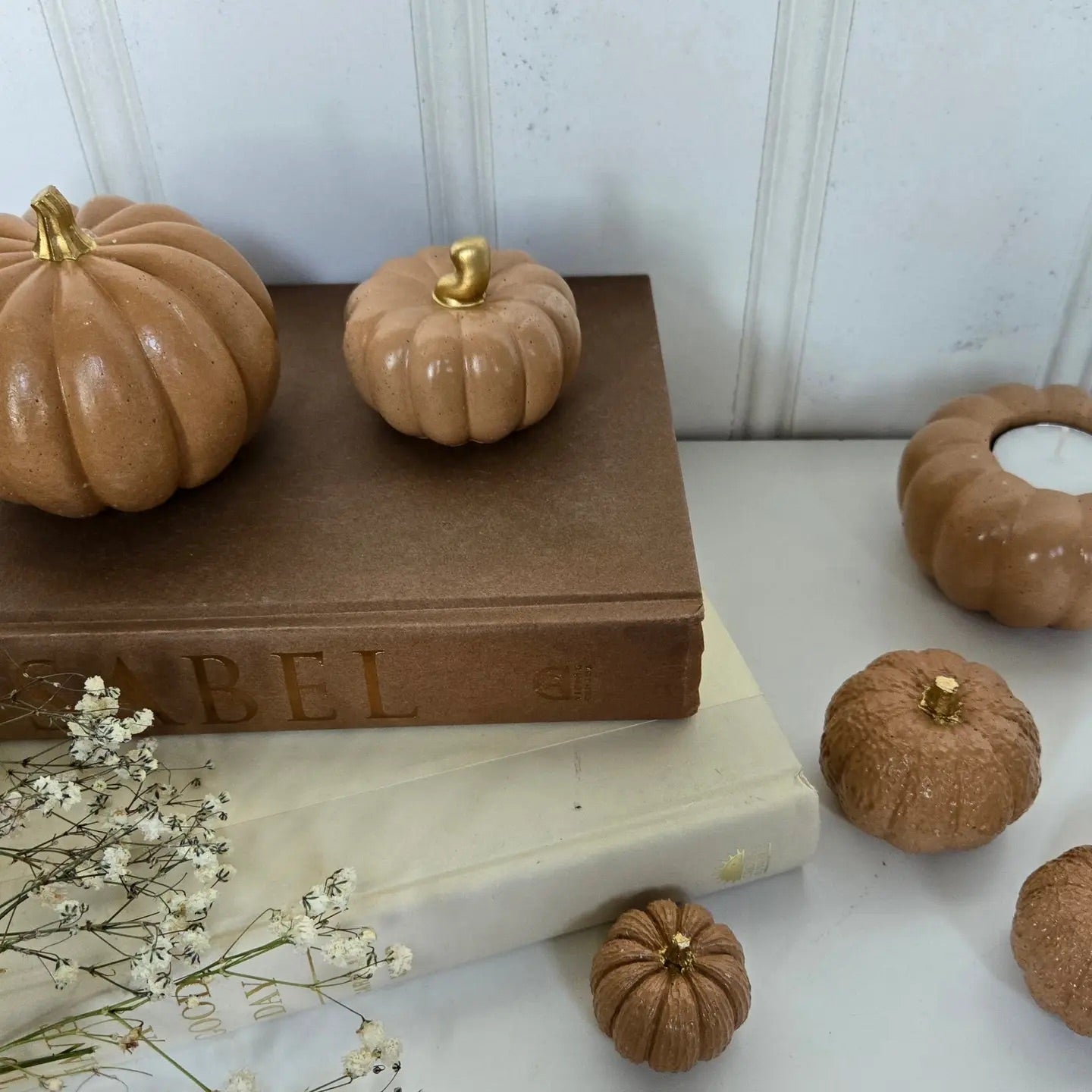 Pumpkin Decor- Caramel “Mini”