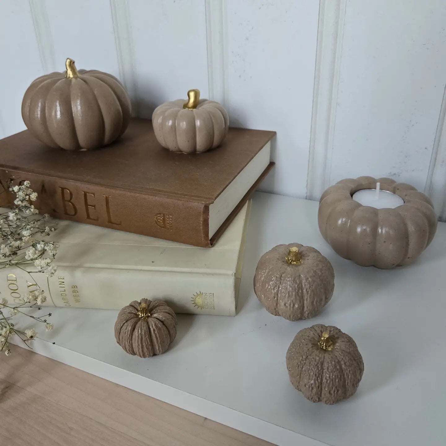 Pumpkin Decor- Brown “Small”