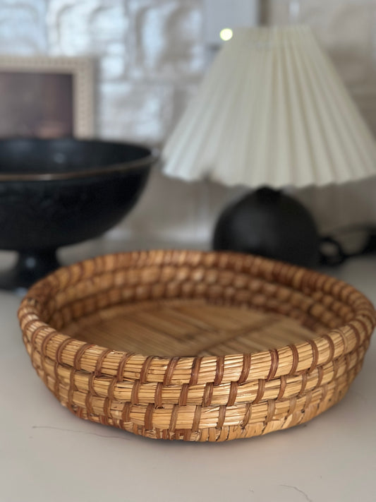 Small woven tray