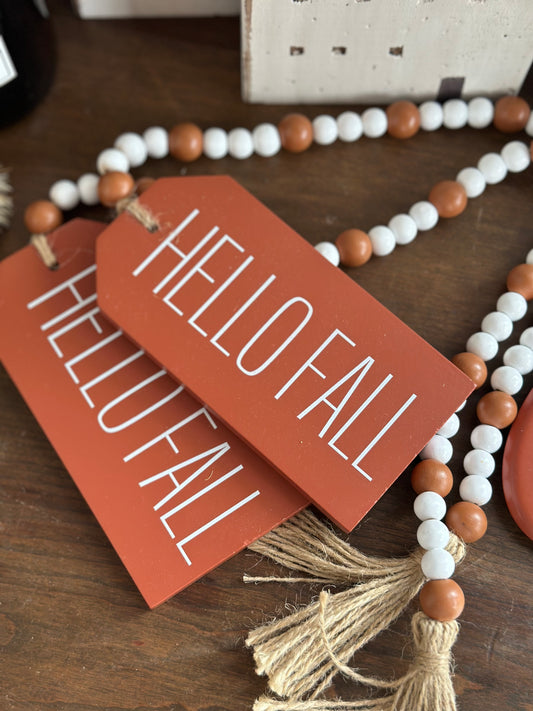 “Hello Fall” Bead Decor