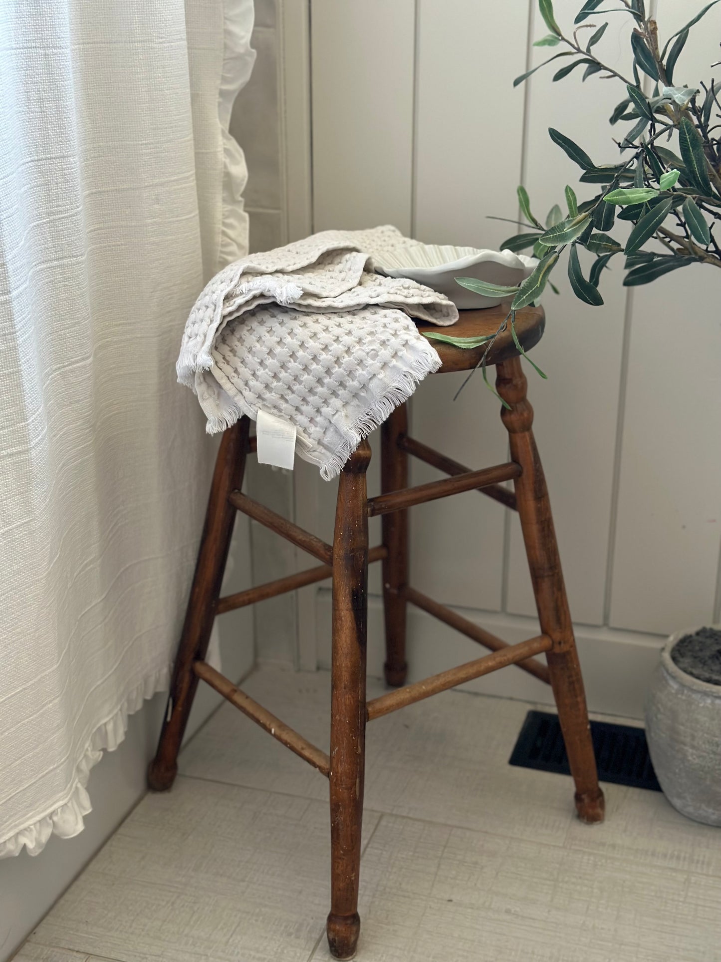 Vintage wood stool