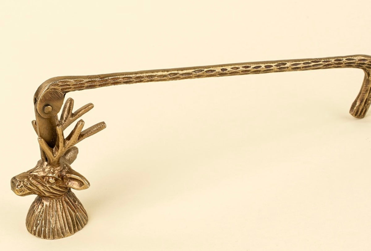 Gilded Stag Candle Snuffer