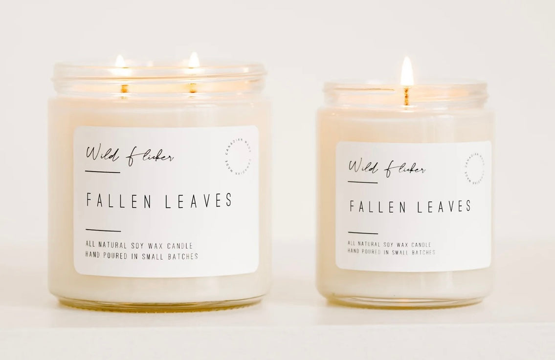 Fallen Leaves Single Wick Candle