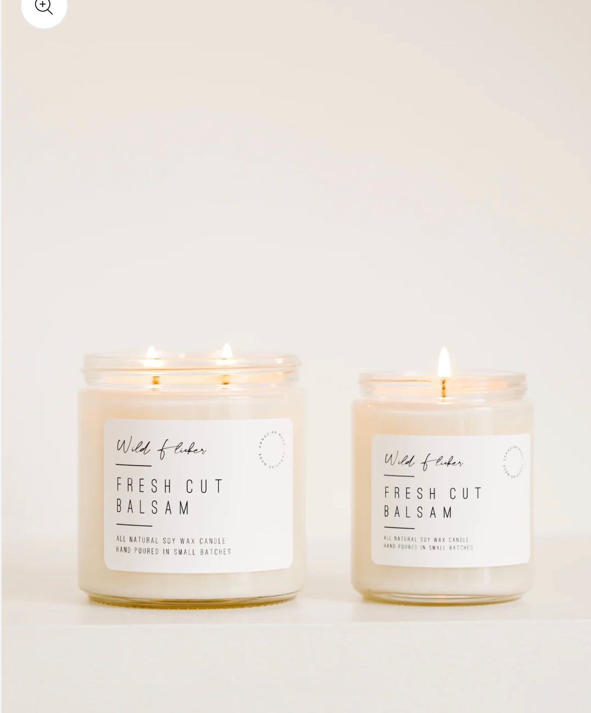 Wild Flicker “Fresh Cut Balsam” Double Wick