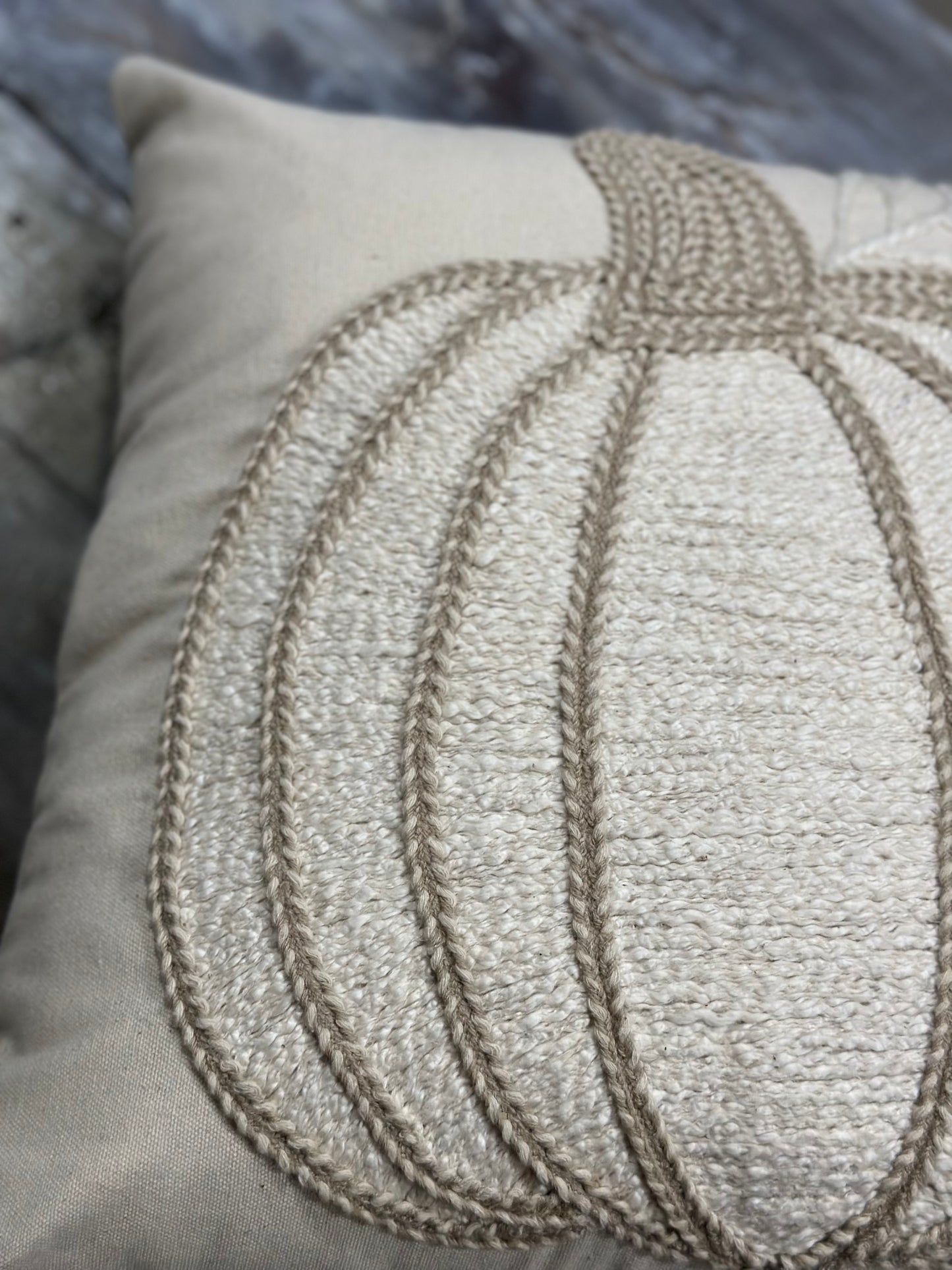 Linen Pumpkin Pillow